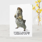 Whasup-Wenskaart Kaart (Gele Bloem)