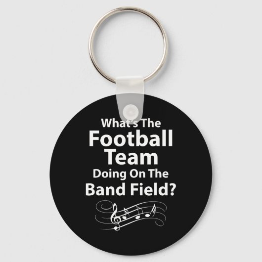 What39s Het Football Team Doet Op Het Bandenveld Sleutelhanger (Voorkant)