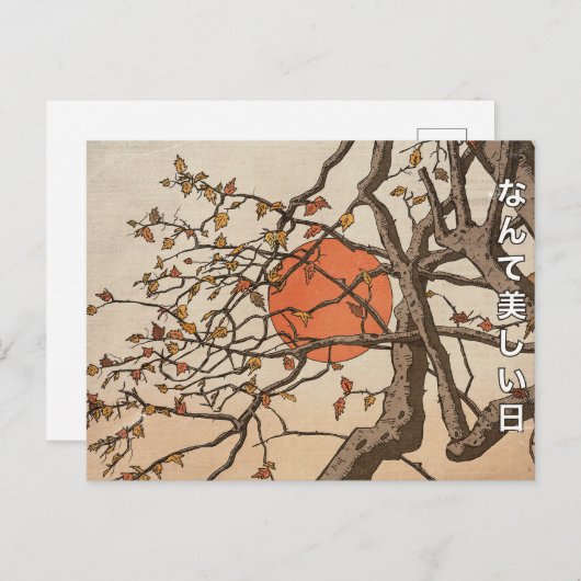 What a Beautiful Day Briefkaart (Voorkant / Achterkant)