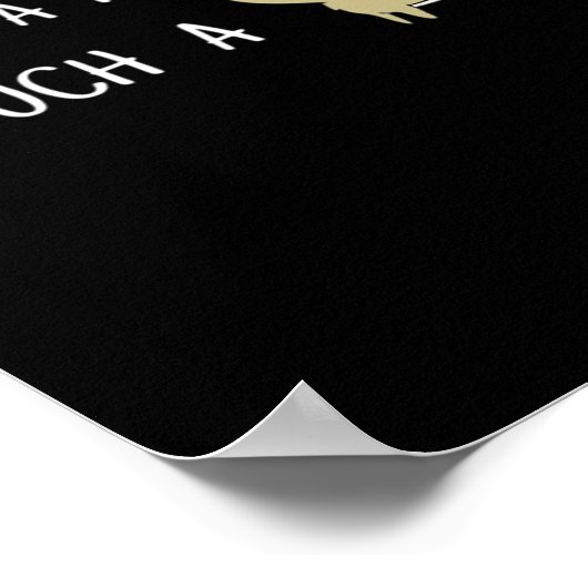 What A Fun Deer Moment Retro Style Poster (Hoek)