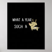 What A Fun Deer Moment Retro Style Poster (Voorkant)