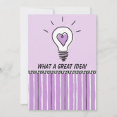 What A Great Idea! - Flat card (Voorkant)