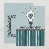 What a Great Idea! - Flat Card (Voorkant / Achterkant)