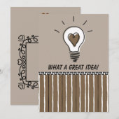What A Great Idea! - Flat Card (Voorkant / Achterkant)