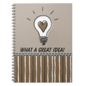 What A Great Idea! - Notebook Notitieboek (Voorkant)
