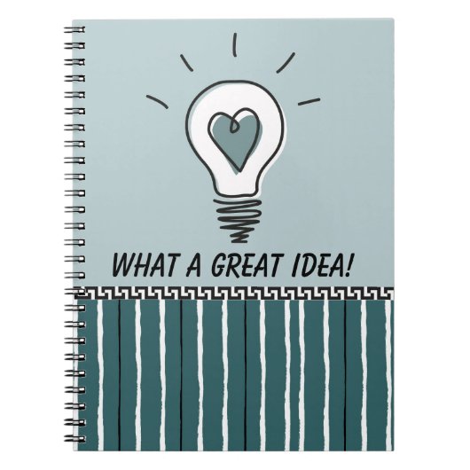 What A Great Idea - Notebook Notitieboek (Voorkant)