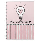 What A Great Idea! - Notebook Notitieboek (Voorkant)