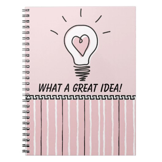 What A Great Idea! - Notebook  Notitieboek (Voorkant)