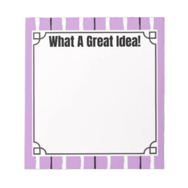 What A Great Idea! Notitieblok