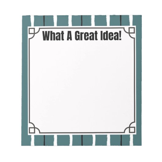 What A Great Idea! Notitieblok (Voorkant)