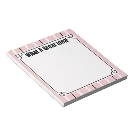 What A Great Idea! Notitieblok (Schuin)