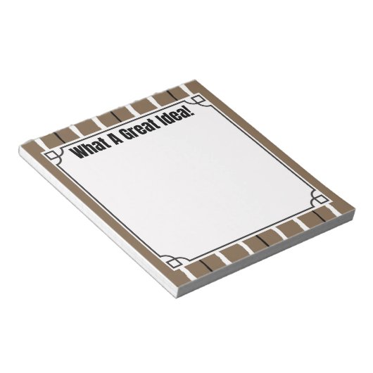 What A Great Idea! Notitieblok (Schuin)