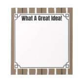 What A Great Idea!  Notitieblok (Voorkant)