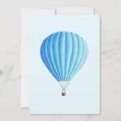 What a Onederful World Invitation, 1st Birthday Kaart (Achterkant)