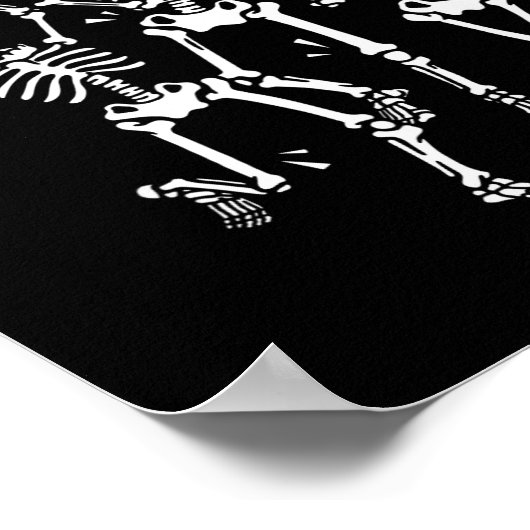 What A Time To Be Alive Skeleton Dancing Funny  Poster (Hoek)