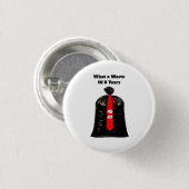What A Waste Knop Ronde Button 3,2 Cm (Voorkant /achterkant)