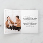 What A Year Review Modern Family 7 Photo Collage Kaart (Binnen)