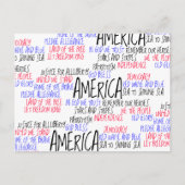 What America Means to Me Briefkaart (Voorkant)