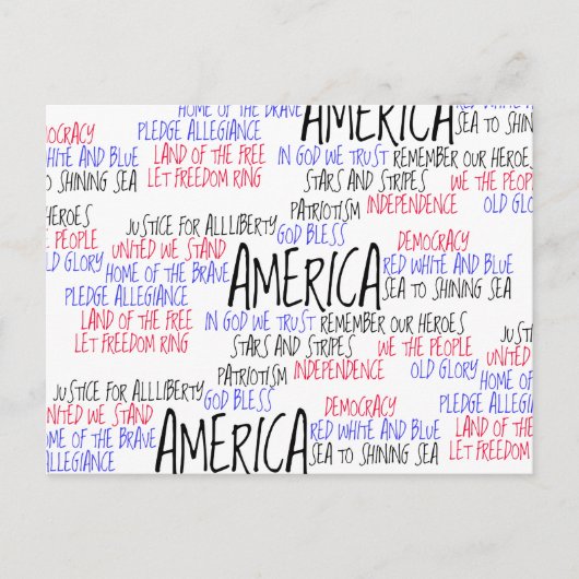 What America Means to Me Briefkaart (Voorkant)
