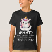What & I Cannot Stress This Enough The Fck Sig T-shirt (Voorkant)
