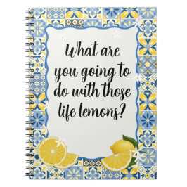 What are you going to do with those life lemons notitieboek