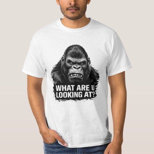 What Are You Looking At Funny Quote Shirt (Voorkant)