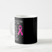 What Cancer Cannot Do - _ Awareness - Insration Koffiemok (Voorkant links)