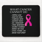 What Cancer Cannot Do - _ Awareness - Insration  Muismat (Voorkant)
