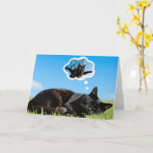 What cats dream about! Card Kaart (Gele Bloem)