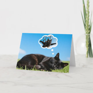 What cats dream about! Card Kaart
