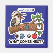 What Comes? Kookaburra Australia Pattern Logic Magneet (Voorkant)