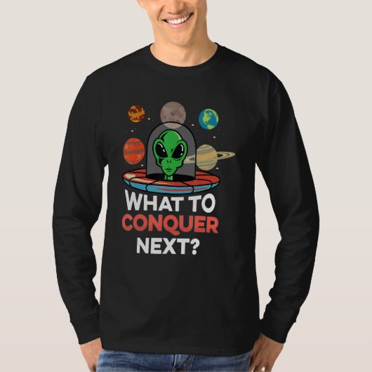 What Conquer Next Ufology T-shirt (Voorkant)