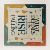 What Defines Us Is How Well We Rise After Falling Legpuzzel (Horizontaal)