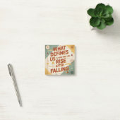 What Defines Us Is How Well We Rise After Falling Post-it® Notes (Kantoor)