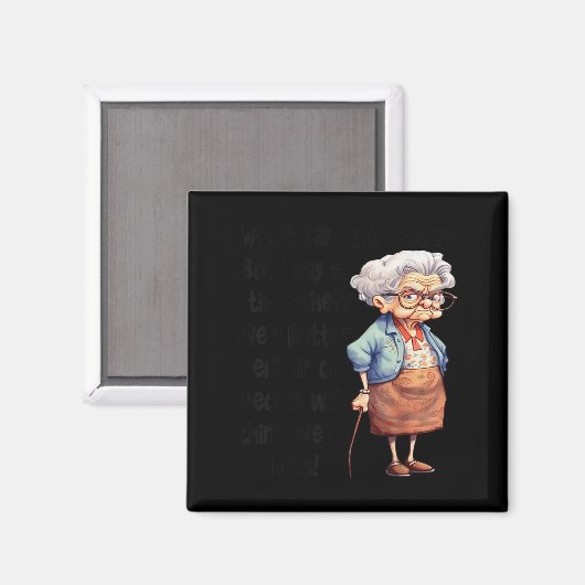 What Did One Saggy Say To The Other We'd Better Pe Magneet (Voorkant / Achterkant)