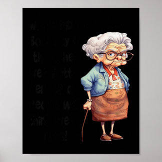 What Did One Saggy Say To The Other We'd Better Pe Poster