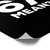 What Does 67 Mean Funny Six Seven Meme  Poster (Hoek)