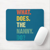 What Does The Nanny Do Black Uni Adult  Muismat (Met muis)