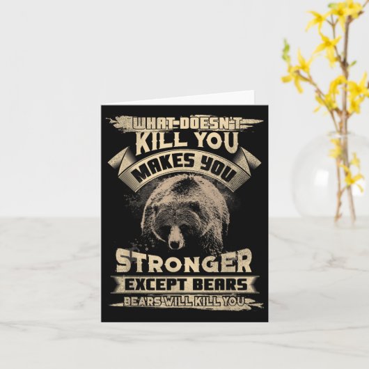 What Doesn't Kill Makes You Stronger Except For Be Kaart (Gele Bloem)