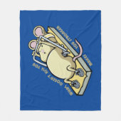 What doesn't kill you makes you stronger fleece deken (Voorkant)