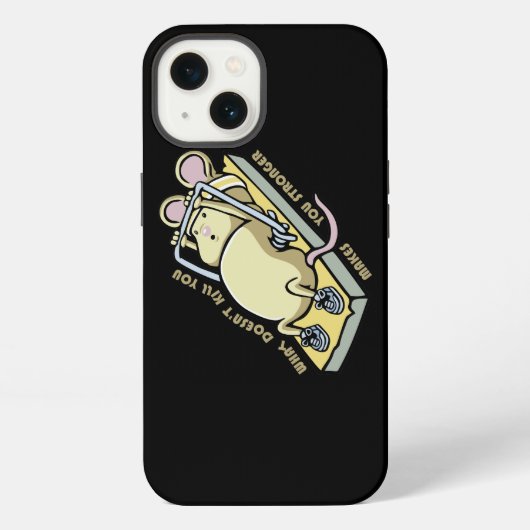 What doesn't kill you makes you stronger iPhone hoesje (Achterkant)