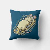 What doesn't kill you makes you stronger kussen (Achterkant)