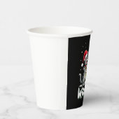 What Funny Cat Pushing Christmas Tree Over Cat Xma Papieren Bekers (Rechts)