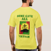 "What Gave All" Vietnam Veteran T-Shirt (Achterkant)