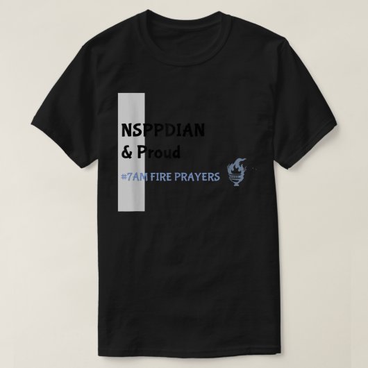 What God cannot do does not exist NSPPD Prayer T-shirt (Design voorkant)