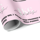 WHAT GOD PROMISED ME, I WILL POSSESS CADEAUPAPIER (Rol Hoek)