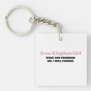 WHAT GOD PROMISED ME, I WILL POSSESS SLEUTELHANGER