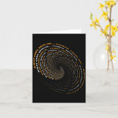 What Goes Around Comes Around Motivational  Kaart (Gele Bloem)