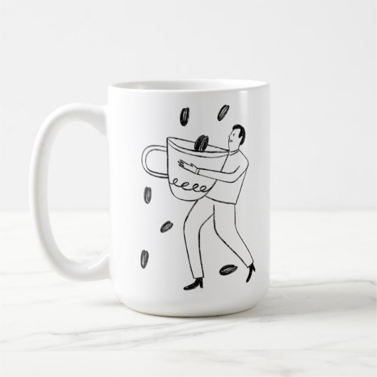 What goes best with a cup of coffee? Another cup Koffiemok (Links)