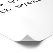 What Going On With My Career  Poster (Hoek)